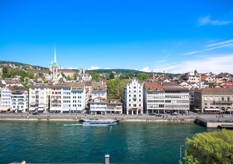Views of Zurich from Lindenhof