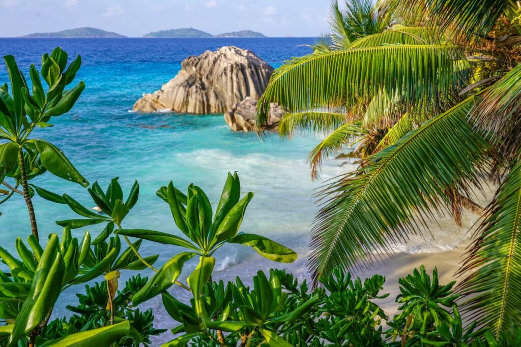 Anse Patates Beach on La Digue