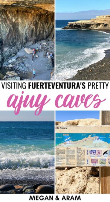 Are you looking for the best way to visit the Ajuy Caves? This post dives into the history of Cuevas de Ajuy (Ajuy Caves), what to do in Ajuy, and how to visit! | Visiting Ajuy Caves | Things to do in Ajuy, Ajuy Caves tour | Ajuy tour | Places in Fuerteventura | Things to do in Fuerteventura | Fuerteventura itinerary | What to do in Fuerteventura