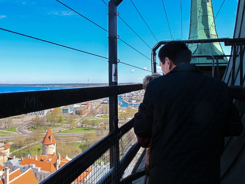 At the top of Tallinn Tower