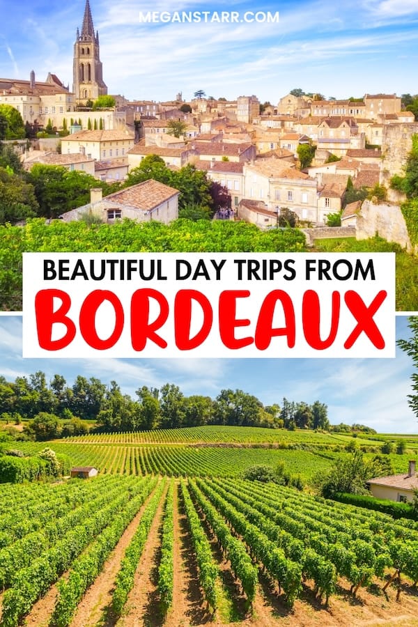 Are you looking for the best day trips from Bordeaux, France? This guide includes some of my top picks – from jaw-dropping nature to cute villages… and more! Click to learn more!
| Bordeaux day trips | Places to visit near Bordeaux | Places near Bordeaux | Bordeaux itinerary | Things to do in Bordeaux | What to do in Bordeaux | Villages Near Bordeaux | Weekend Breaks from Bordeaux | Day tours from Bordeaux