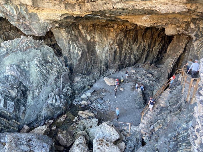 Inside of one of the Caves in Ajuy