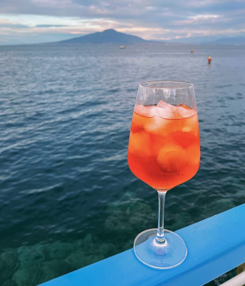 My Aperol Spritz at Ristorante Bagni SantʻAnna