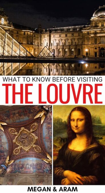Are you visiting the Louvre on your Paris trip and searching for useful tips to help you plan? This guide details tour options, ticket info, opening hours, and more! | Visit the Louvre | Louvre tips | Louvre opening hours | Louvre itinerary | Louvre highlights | How to get to the Louvre | Louvre things to do | Louvre tickets | Louvre tours