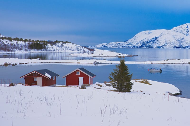 Northern Norway in winter