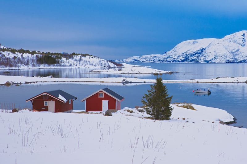 Northern Norway in winter