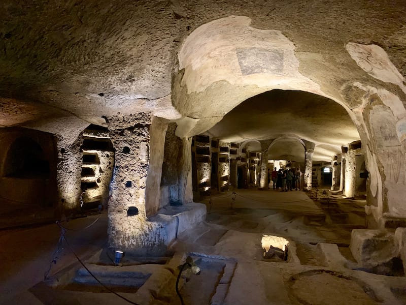 San Gennaro catacombs in Naples