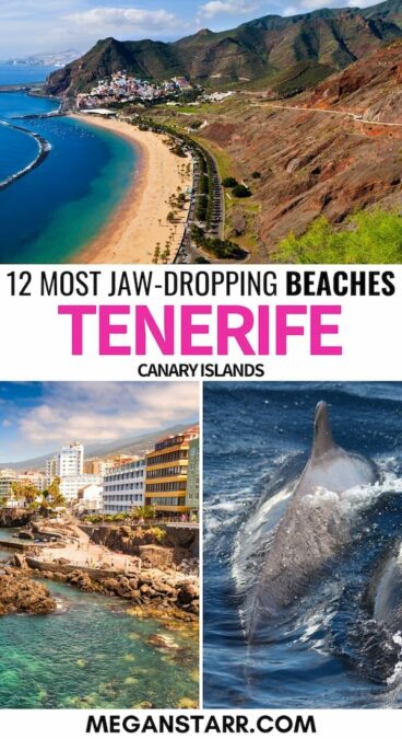 Are you looking for the most beautiful Tenerife beaches for an upcoming trip? This guide covers the best beaches on Tenerife, and what to do on each! | Things to do in Tenerife | Tenerife activities | What to do in tenerife | tenerife itinerary | Tenerife tours | Where to stay in Tenerife