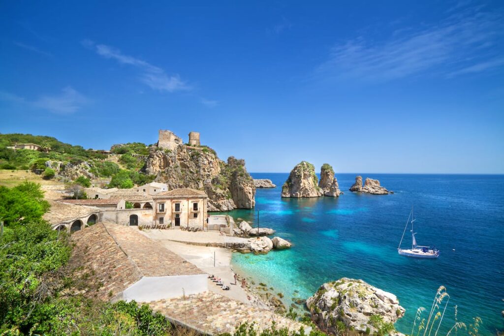 Tonnara di Scopello is west of Palermo and worth a visit