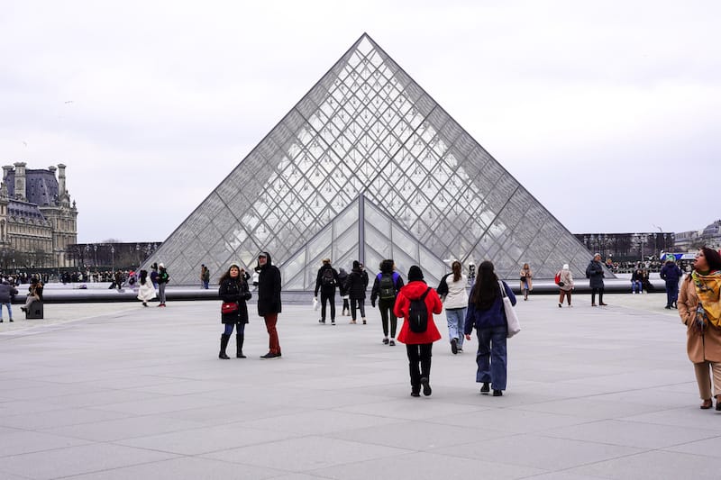 Pyramid entrance