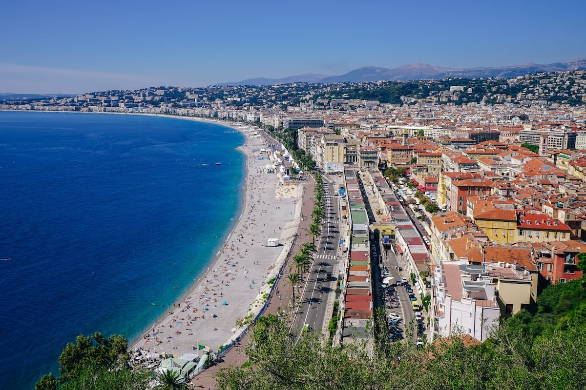 View over Nice from Castle Hill