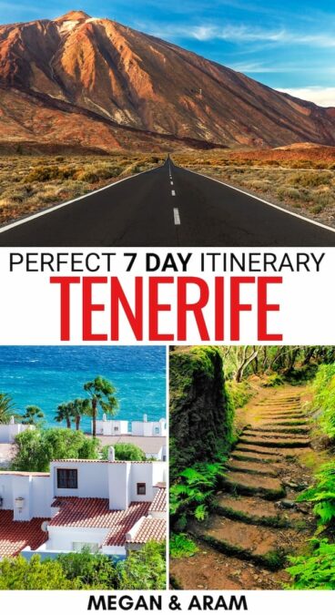 Looking for the best way to spend 7 days in Tenerife? This week in Tenerife itinerary will help you plan - from the best hikes, attractions, tours, and more! | 7 day Tenerife itinerary | Week in Tenerife | Week itinerary for Tenerife | What to do in Tenerife | Tenerife sightseeing | Things to do in Tenerife | Places to visit in Tenerife | Tenerife road trip | Tenerife bucket list