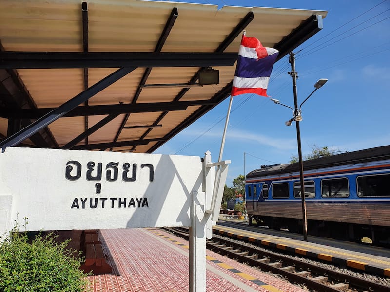 Ayutthaya Train Station - Skies Clear - Shutterstock