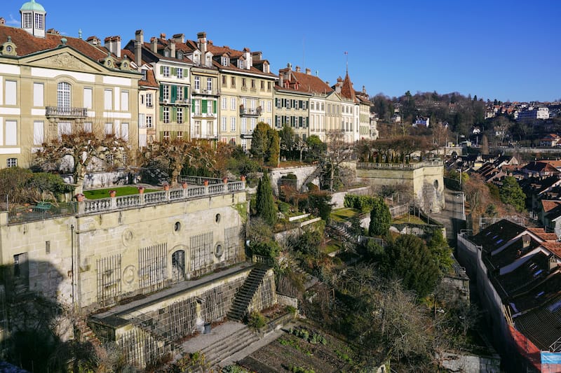 Early January in Bern and no snow on my trip!