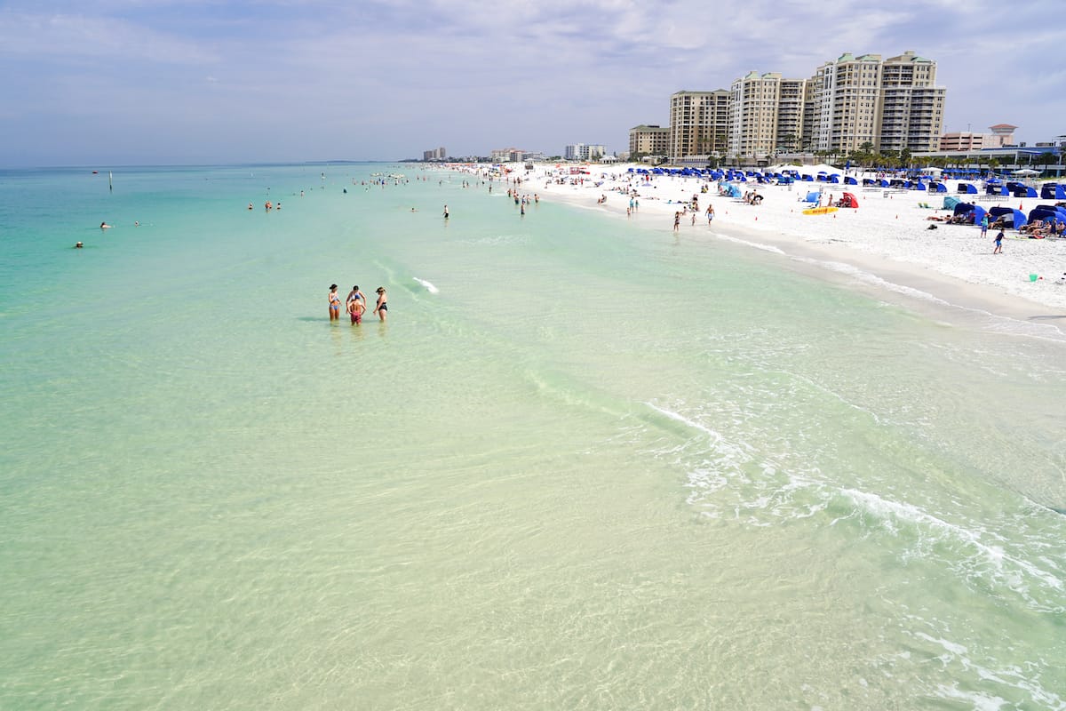 Clearwater Beach from Pier 60