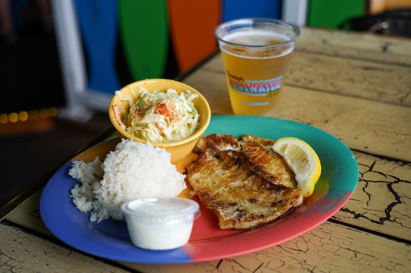 Grouper for lunch at Frenchy's