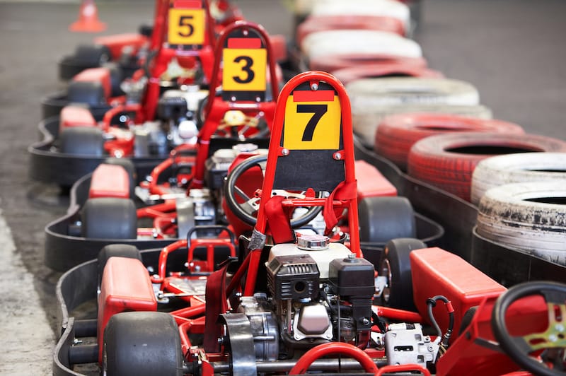 Go karting is one of the top things to do in Kissimmee for families