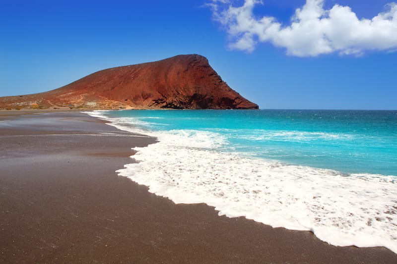 Montaña Roja on Tenerife's southern coast