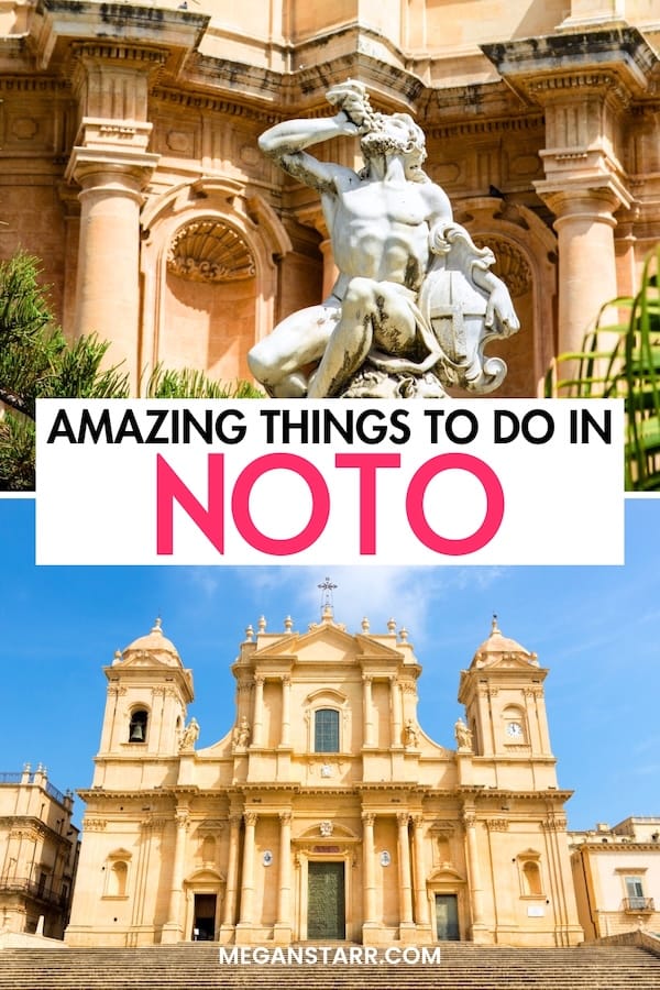 Are you looking for the best things to do in Noto, Sicily? This guide details the top Noto attractions, including museums, places to eat, landmarks, and more! This is your Noto bucket list! | What to do in Noto | Noto landmarks | Noto restaurants | Noto things to do | Visit Noto | Noto day trips | Day trips from Noto | Noto sightseeing | Noto for first-timers | Noto itinerary
