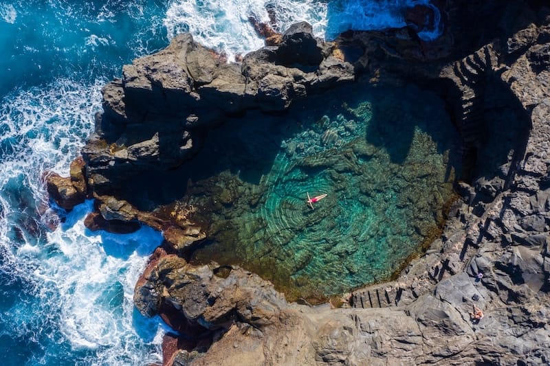 Rock pool on Tenerife