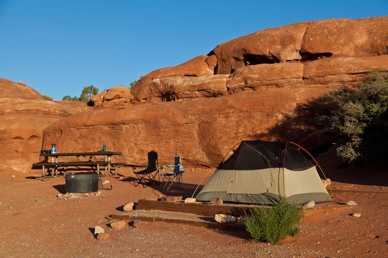 Camping in Canyonlands National Park