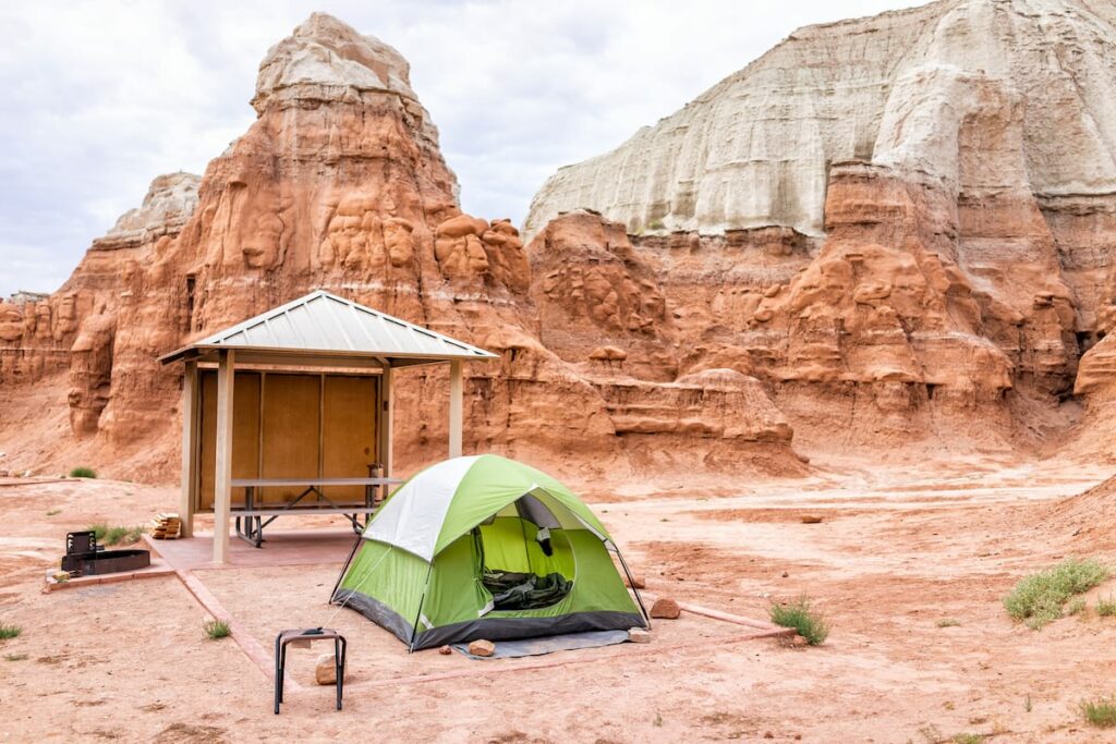 Camping in Goblin Valley State Park