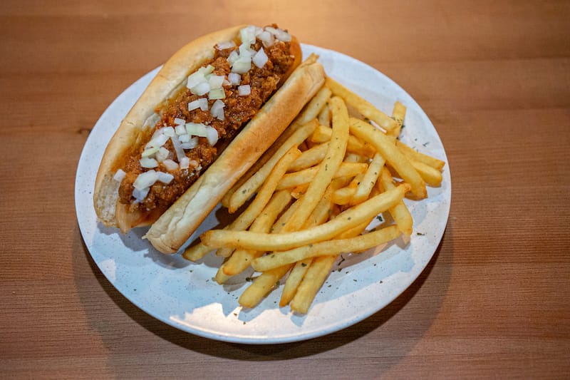 Delicious coney dog