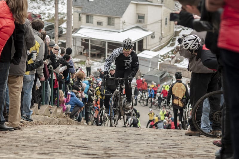 Dirty Dozen Hill Climb on Canton St. – jefftakespics2y – Shutterstock _194568815