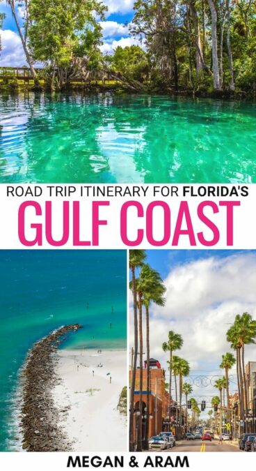 Are you looking for the best stops on a Florida Gulf Coast road trip? This Gulf Coast itinerary breaks it all down - from things to do to where to stay. Free map! | Florida itinerary | Florida road trip | Gulf Coast road trip | Destin to Tampa | Destin to St. Petersburg | Florida panhandle | What to do in Florida | Things to do in Florida | West Florida road trip