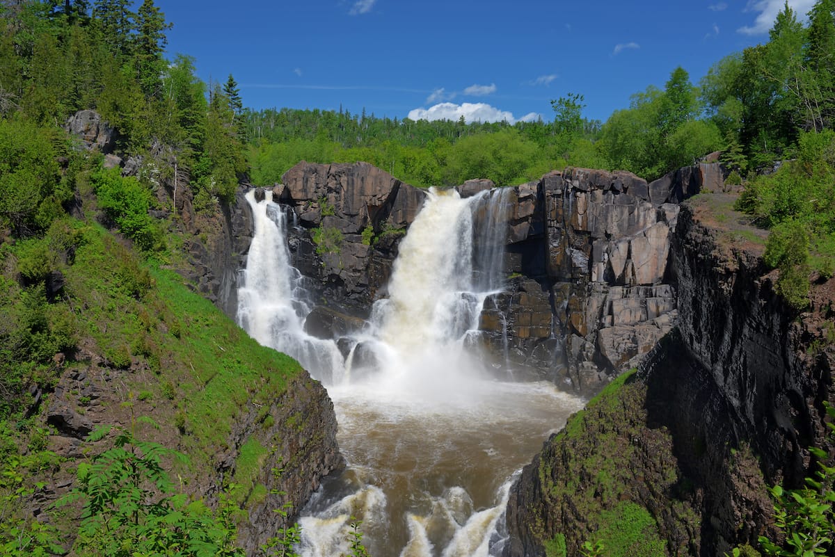 High Falls in Grand Portage State Park