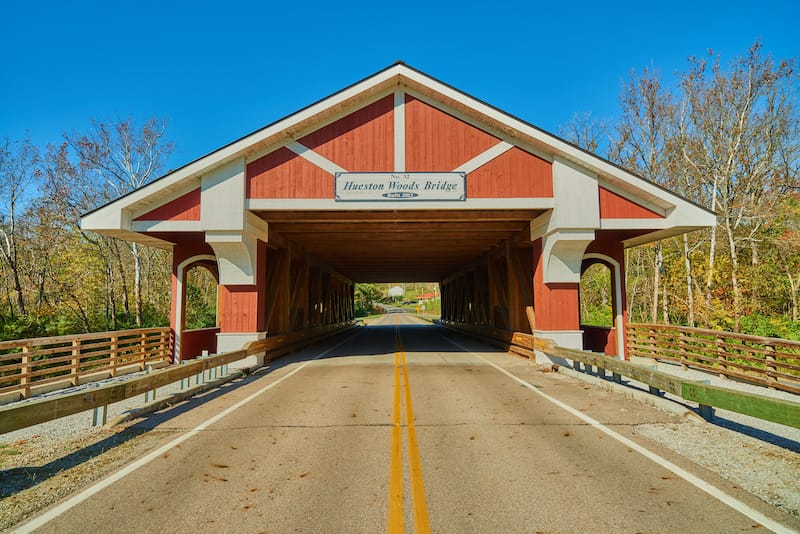 Hueston Woods Covered Bridge