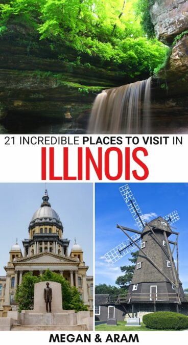 Looking for the best places to visit in Illinois for an upcoming trip? This guide lists some incredible Illinois destinations to help you plan! | Small towns in Illinois | Weekend getaways in Illinois | Romantic getaways in Illinois | Places in Illinois | Illinois places to visit | Destinations in Illinois | Illinois itinerary | Things to do in Illinois | Illinois travel