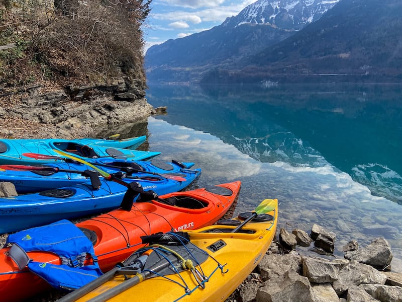 My kayaking tour in Interlaken