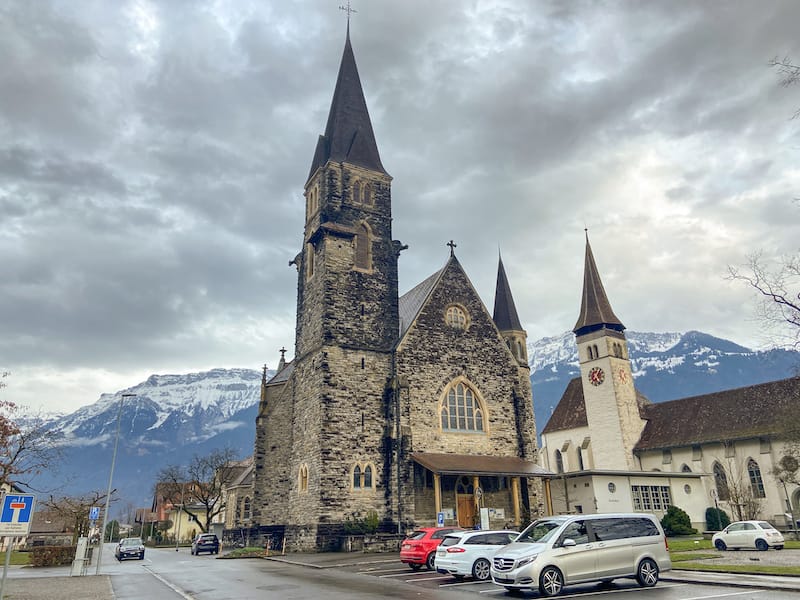 Kirche Interlaken (Holy Spirit) at day time
