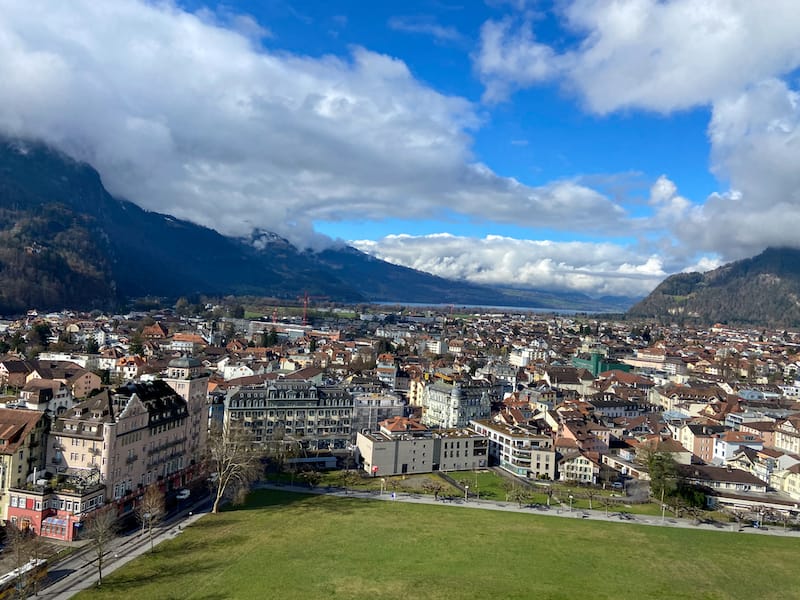 Landing field in Interlaken 