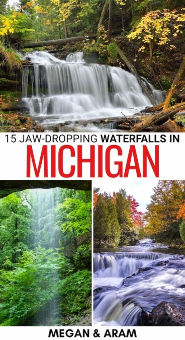 Are you looking for the best waterfalls in Michigan? This guide contains the top Michigan waterfalls, including the hikes to get there and visitor info! | Waterfall hikes in Michigan | Great Lakes waterfalls | Waterfalls in MI | things to do in Michigan | What to do in Michigan | USA waterfalls | Michigan itinerary | Michigan hiking trails | Hikes in Michigan | Visit Michigan | MI waterfalls
