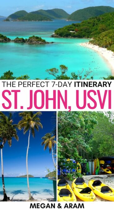 Looking for the best way to spend one week in St. John? This 7 days in St. John itinerary breaks it all down - from top attractions to where to stay. Map included! | What to do in St. John | St John 7 day itinerary | How to get to St. John | Things to do in St. John | Itinerary St. John | USVI itinerary | Places to visit on St. John | St. John road trip