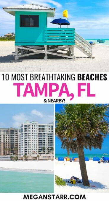 Are you looking for the best beaches in Tampa, Florida? This guide contains the top Tampa beaches, including some beautiful ones nearby! Click for more! | Things to do in Tampa | Tampa day trips | Day trips from Tampa | Beaches near Tampa | Small towns in Florida | Beaches in Florida | Tampa itinerary | Tampa in summer | Summer in Tampa | Things to do in Florida | Tampa things to do