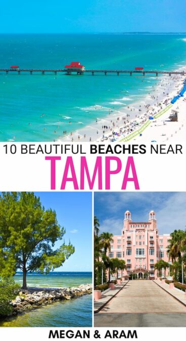 Are you looking for the best beaches in Tampa, Florida? This guide contains the top Tampa beaches, including some beautiful ones nearby! Click for more! | Things to do in Tampa | Tampa day trips | Day trips from Tampa | Beaches near Tampa | Small towns in Florida | Beaches in Florida | Tampa itinerary | Tampa in summer | Summer in Tampa | Things to do in Florida | Tampa things to do