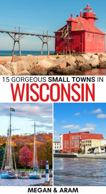 Are you looking for the best small towns in Wisconsin? These cute Wisconsin small towns are ideal for that weekend away! Click to see which ones we picked! | Places to visit in Wisconsin | WI small towns | Small towns in WI | Wisconsin cities | Wisconsin villages | Things to do in Wisconsin | Wisconsin weekend getaways | Wisconsin day trips | Weekend getaways in Wisconsin | Wisconsin itinerary | Romantic getaways in Wisconsin