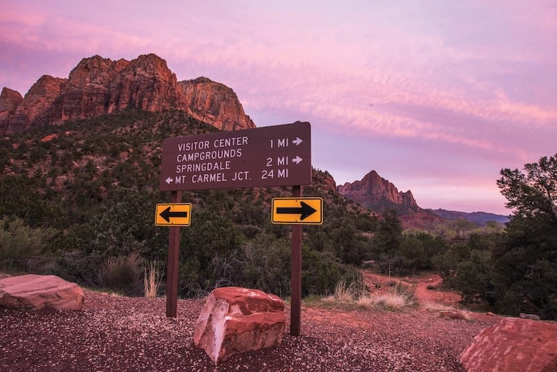 Zion National Park is one of the best Utah camping spots!