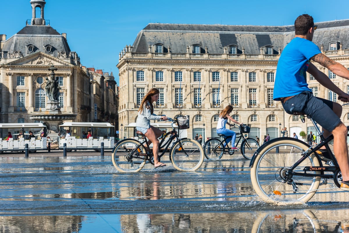 Biking around Bordeaux - dvoevnore - Shutterstock