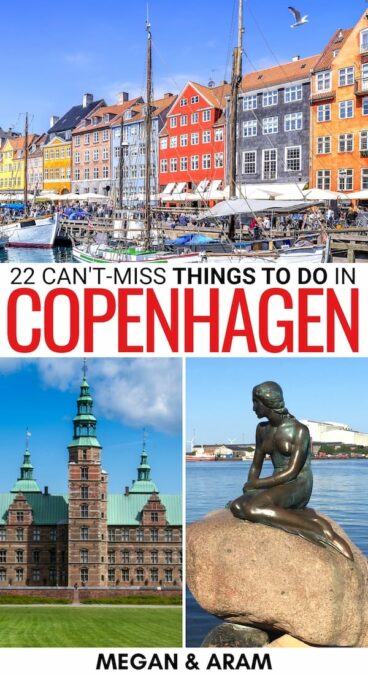 Are you looking for the best things to do in Copenhagen as a first-time visitor? These are the top Copenhagen attractions, museums, restaurants... and more! | Copenhagen things to do | What to do in Copenhagen | Copenhagen day trips | Copenhagen museums | Copenhagen cafes | Copenhagen itinerary | Places to visit in Copenhagen | Copenhagen restaurants | Copenhagen landmarks