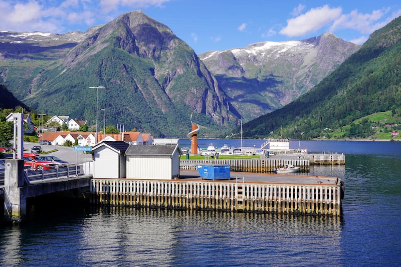 A stop off of a boat trip in Bergen