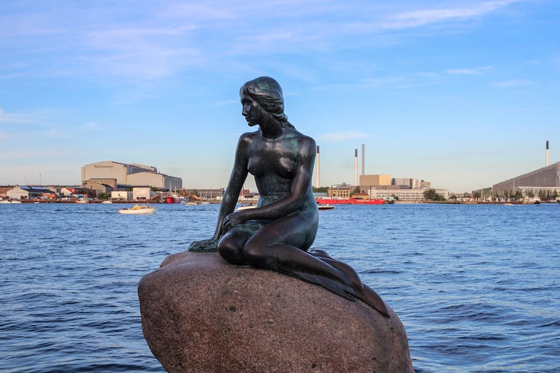 The Little Mermaid in Copenhagen