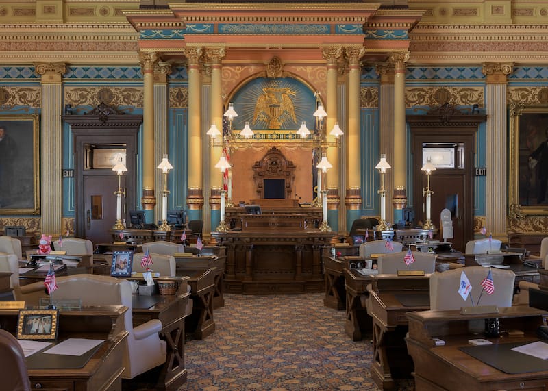 Lansing's Michigan State Capitol - Nagel Photography - Shutterstock