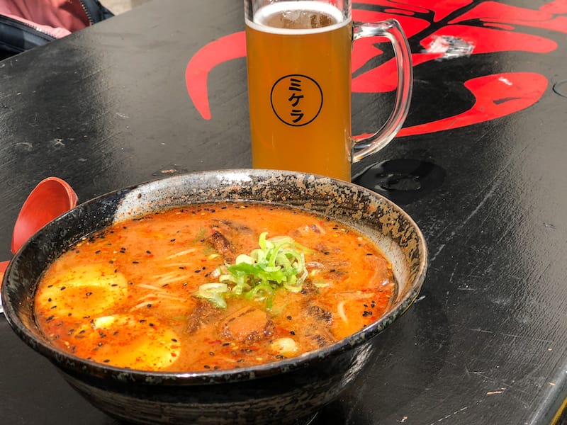 You can have both ramen AND craft beer at Ramen to Bíiru Nørrebro