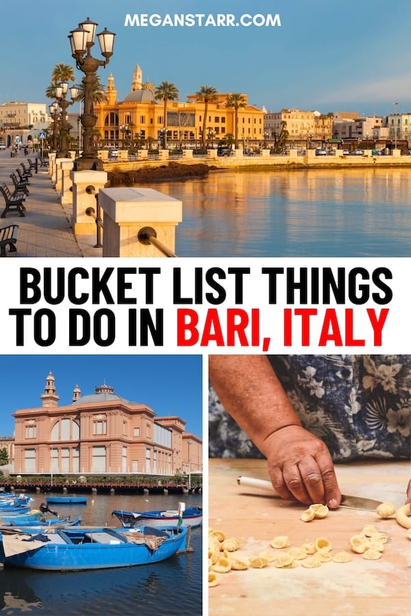 Are you looking for the best things to do in Bari, Italy? This guide details the top Bari attractions, including museums, places to eat, landmarks, and more! This is your Bari bucket list! | What to do in Bari | Bari landmarks | Bari restaurants | Bari things to do | Visit Bari | Bari day trips | Day trips from Bari | Bari sightseeing | Bari for first-timers | Bari itinerary