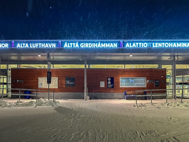 Alta Airport early in the morning