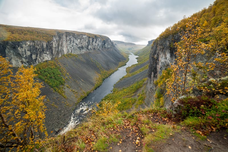 Alta River in autumn